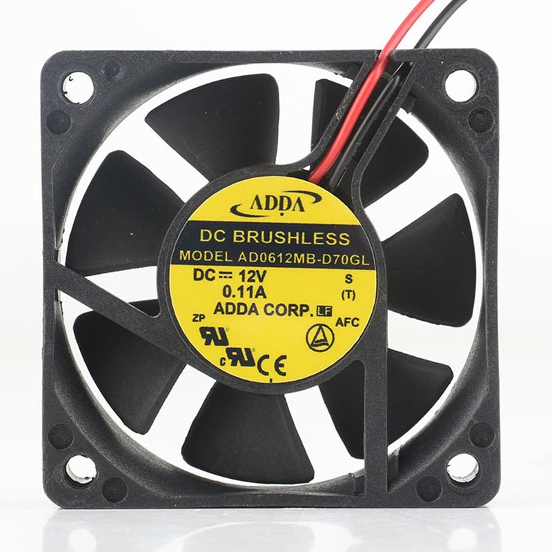ADDA 12V24V DC12V 0.11A EC AC 60*60*15MM CM 6015 2-wire High-air Volume Inverter Mute AD0612MB-D70GL Cooling Fan